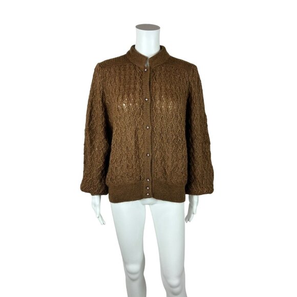 Vintage 80s Metallic Sweater Women´s Large Balloon...